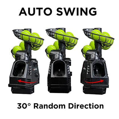 Furlihong 680NT 2 in 1 Tennis Ball & Baseball Training Machine and Net Combo, Ball Recycling System, Includes 680BH and NT01