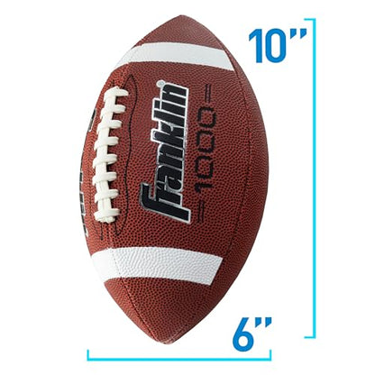 Franklin Sports Football, Kicking Tee + Pump Set - Grip Rite Official or Junior Size - Ball, Tee + Air Pump with Needle