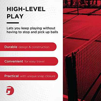 Gamma Sports BallHopper, Brute 325, Hoppette 50, Hi Rise 75, & Pro 90, Tennis Ball Hoppers & Carts, Easy Pick Up, Carrying & Storage, Durable, Pickleball, Padel