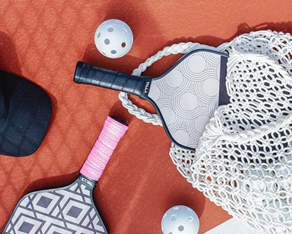 Pickle Grips Pickleball Paddle Grip Tape - Overgrip Grip Wrap for Pickleball Racket - Moisture Wicking Paddle Grip Wrap (2 Pack) - color: Black