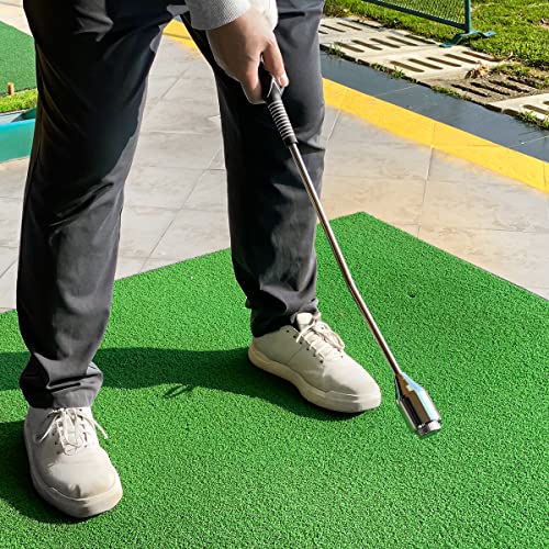 Golf Swing Trainer Aid, Golf Grip Trainer for Warm-up, Swing Tempo Training - Weighted Golf Club for Indoor Practice, Right-Handed Chipping Hitting Golf Accessories - style: Right-Handed