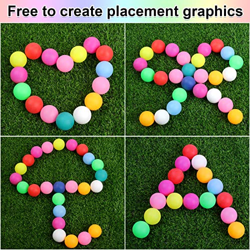 Guirnd 28 Pcs 40mm Ping Pong Balls for Table Tennis, Games, Arts, Kids, and Pet Toys - color: Mix colors