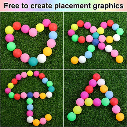 Guirnd 28 Pcs 40mm Ping Pong Balls for Table Tennis, Games, Arts, Kids, and Pet Toys - color: Mix colors