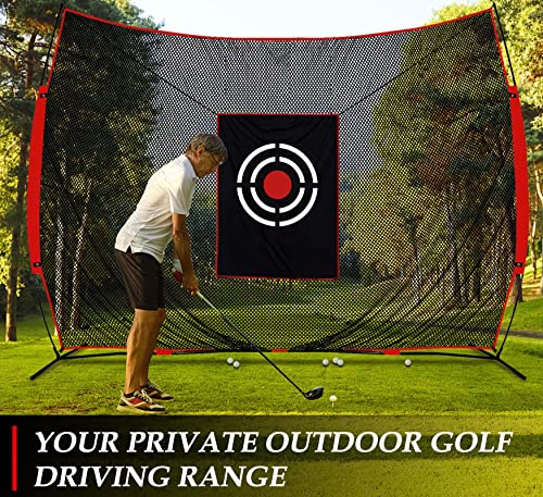 Golf Practice Net: Durable Target Portable Practice - Quick Set Up Training Outdoor Backyard Indoor Garage USS for Youth