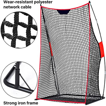 Football Throwing Quarterback Net: 7x4FT Foldable Target Toss Training Game for Backyard Field Teens Adults Practice Gifts