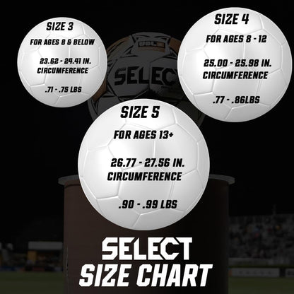 SELECT Viking DB Soccer Ball - color: White/Blue/Orange V25 - 12-Ball Pack, size: 5
