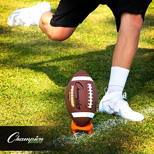 Champion Sports Football Kicking Tee – Heavy-Duty Kickoff Tee in Multiple Styles & Sizes