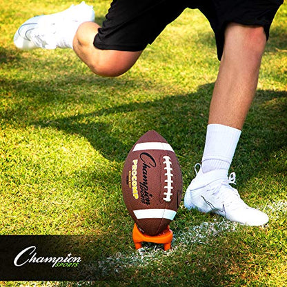 Champion Sports Football Kicking Tee – Heavy-Duty Kickoff Tee in Multiple Styles & Sizes