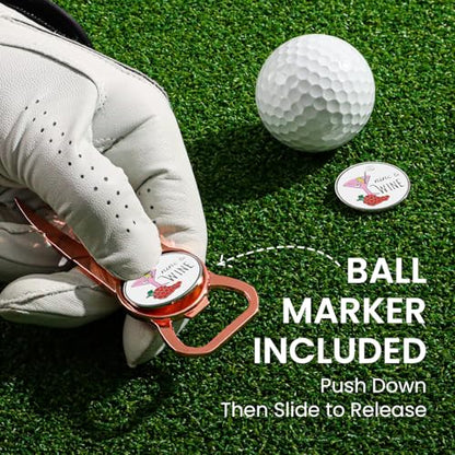 Amy Sport Premium Golf Divot Repair Tool Ball Markers with Belt Clip Value 3 Pack, 7-in-1 Tools Leather Grip Club Holder, Bottle Opener, Club Groove Cleaner, Putting Alignment Guide