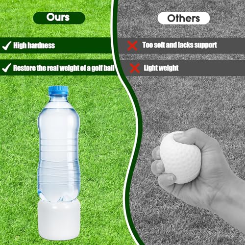 Yummy Sam 18 Pack Golf Training Balls, Limited Flight Golf Balls, Swings 40 Yards, Lightweight, Realistic Feel, Practice Golf Ball for Backyards, Outdoor