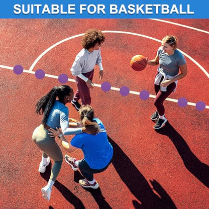 PATIKIL Spot Markers, Non-Slip Floor Dots Agility Markers Flat Field Cones Poly Dot - color: Blue