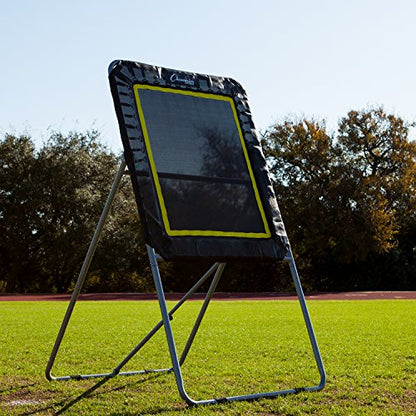 Champion Sports Deluxe Lacrosse Target: Ball Return Bounce Back Net Set for Professional, College and Grade School Training & Drills - style: Deluxe Rebounder (3' x 4')