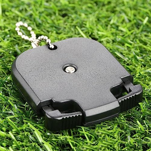 Black Golf Stroke Shot Putt Score Counter Golf Accessories, Two Digits Scoring Keeper with Key Chain Golf Training Aids Sports and Outdoors