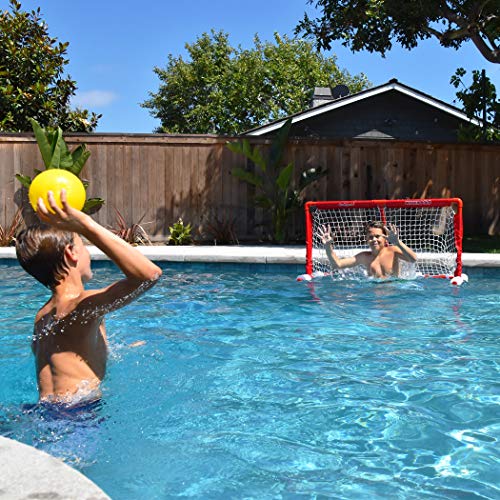GoSports Floating Water Polo Game Set - Must-Have Summer Pool Game Includes Goal and 3 Balls