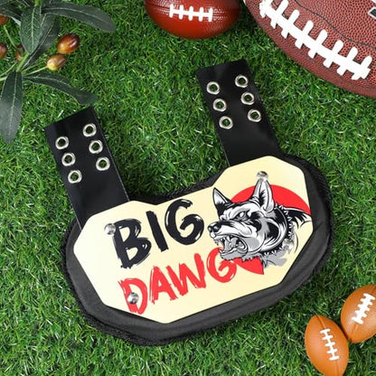Civaner Football Back Plate Sport Lower Back Pads for Football Players Rear Protector for Youth - style: Big Dawg Style