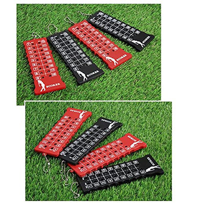 2 Pcs 18 Hole Golf Stroke Counter Golf Score Counter Scoreboard Training Practice Competition Accessory