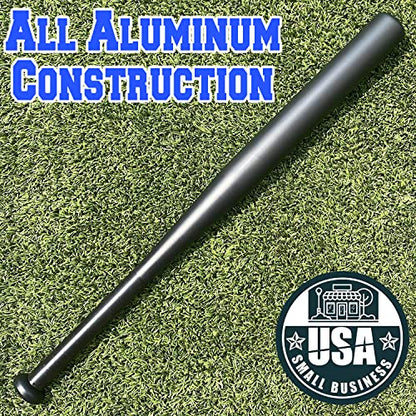 KOTIONOK Aluminum Baseball Bat - 28-30 Inch 35 Oz - Softball, Batting Practice, Pickup Games - Metal Tball Bat - color: Matte Black