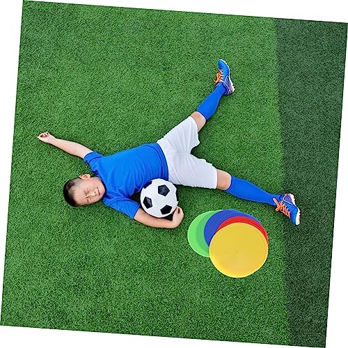 INOOMP 8pcs Markers for Sports Training Landmark Pads Red Yellow Green for Soccer Basketball Football and Classroom Activities