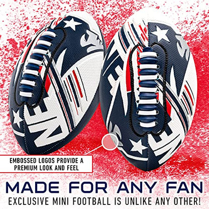 Franklin Sports NFL Team Mini Footballs - Youth 8.5" Official NFL Licensed Football + Air Pump Set