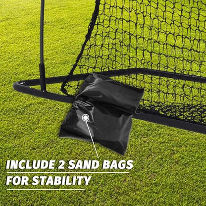 Football Kicking Cage Net - Heavy Duty Portable Training Net with Steel Frame for Backyard Indoor Outdoor Field Goal Training & Punting Passing Kicking Practice - Kids & Adults Use - style: Football Kicking Cage Net
