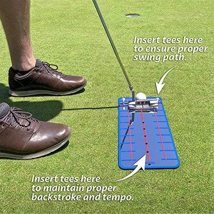 GoSports Golf Putting Alignment Mirrors - Designed by Golfers for Golfers - size: 16" XL