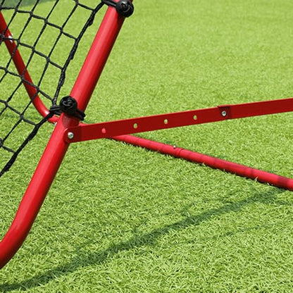 Soccer/Baseball/Volleyball Rebounder Net, 3.3×3.3ft Bounce Back Net Kickback Trainer, Rebound Net Adjustable Practice Target Pitchback Net for Backyard Training Equipment Gift for Kids & Adults