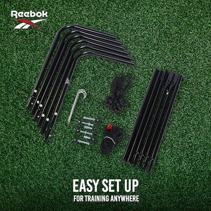 Reebok Soccer Rebounder, Portable & Lightweight, Black