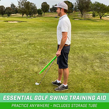 GoSports Golf Alignment Training Sticks - Choose 2 Or 3 Pack - 48 Inch Golf Alignment Aid Practice Rods