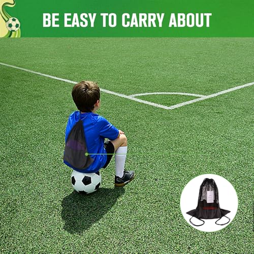 9 Inch Non Slip Rubber Agility Markers,Flat Field Cones Floor Dots for Soccer Basketball Sports Speed Agility Training and Drills(6Pcs,with Net Bag)