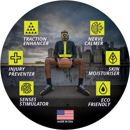 for Basketball – Shoe & Hand Traction Spray for Better Grip, Faster Stops & Control – Indoor & Outdoor Courts, Court-Strong & Skin-Safe