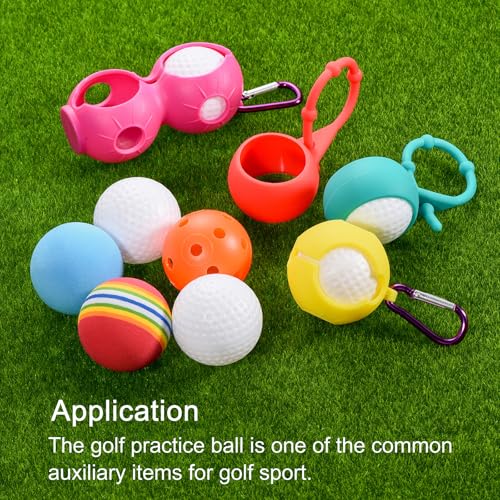 PATIKIL Golf Practice Balls, Hollow Flight Training for Indoor Swing Practice