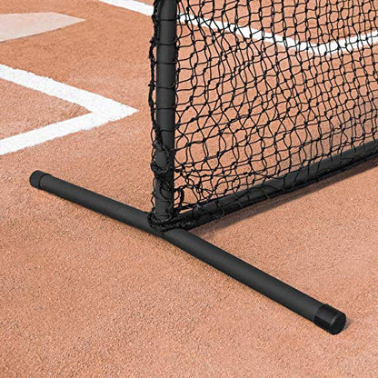 FORTRESS Steel Baseball Sock Net Screen | 7ft x 7ft Pro Quality Pitching & Hitting Net | Ultimate Durability