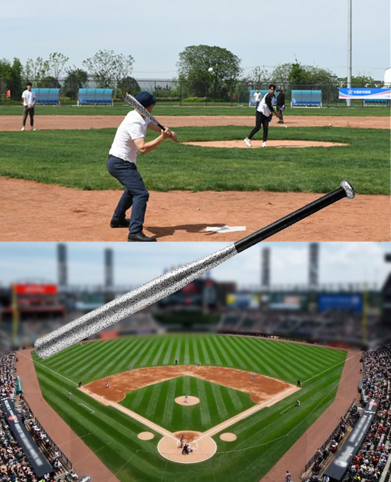 Baseball Bat Steel Crack Pattern with Carry Bag - size: 32 Inch