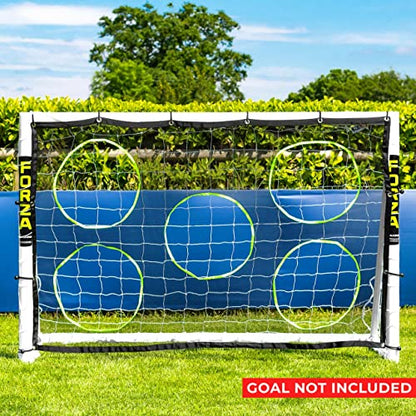 FORZA Soccer Target Sheets | Improve Your Accuracy with Our Premium Target Nets - Available in 9 Sizes (Goal Not Included)