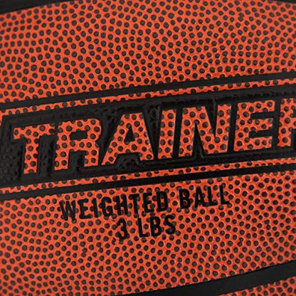 Spalding TF-Trainer Weighted Basketballs |Improve Dribbling & Passing Strength| Available in 3 or 6 Pound Weights - color: 3 Pound - Brown, size: Size 7 - 29.5"