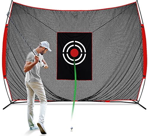Golf Practice Net: Durable Target Portable Practice - Quick Set Up Training Outdoor Backyard Indoor Garage USS for Youth