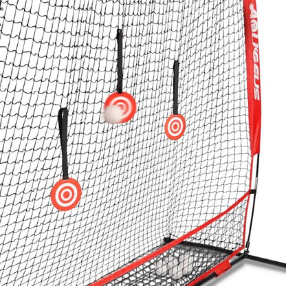 3 Pcs Pitch Target &Soccer Scoring Targets Hitting Target with Adjustable Velcro for Improving Accuracy, Baseball, Softball, Soccer Sports Practice Training