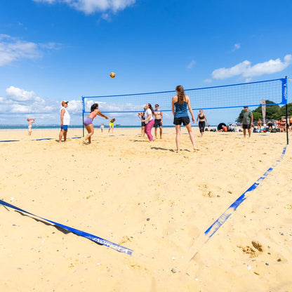 Vermont Volleyball Court Line Marking Kit - Creates a Regulation Size 60ft x 30ft Court | 2in Wide Ultra-Durable Polyester Construction | Ideal for Beach & Outdoor Volleyball