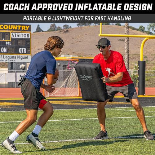 GoSports Inflatable Blocking Pads - Choose Your Size - Training Equipment for Basketball, Football, Lacrosse, Martial Arts & More