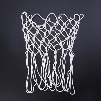 SUPVOX Standard Professional Braided Basketball Net Durable White Polyester for Sports Heavy Duty Design for Use and Weather Resistance