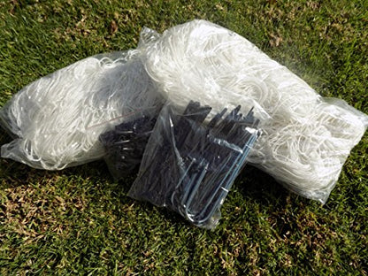 Premier 12 X 6 Ft. AYSO Youth Regulation Size Soccer Goal w/Weatherproof 4mm Net. 50MM Diameter Powder Coated/Corrosion Resistant Frame. 12x6 Foot Practice Aid. ONE Year Warranty!