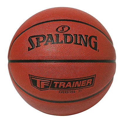 Spalding 77-014Z Basketball 33" Oversized TF Trainer Basketball Basketball, Brown (French Toast 19-1012tcx)