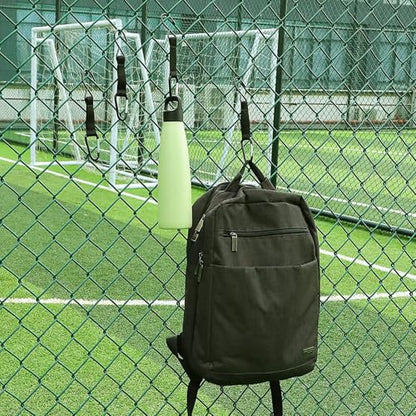 Fence Hooks for Bat Bags and Water Bottle,Hanging Buckles Metal Hooks for Baseball,Tennis,Softball,Football Bag Outdoor Sports Equipment (2)