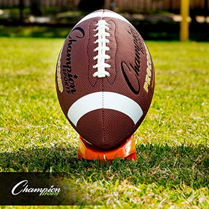 Champion Sports Football Kicking Tee – Heavy-Duty Kickoff Tee in Multiple Styles & Sizes - style: Heavy Duty Kicking Tee (1 Inch)