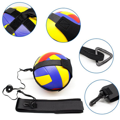 Volleyball Solo Practice Trainer,Volleyball Training Equipment Aid- Practice Your Serving,Setting & Spiking Drills, Ideal Volleyball Sports Gifts for Teens