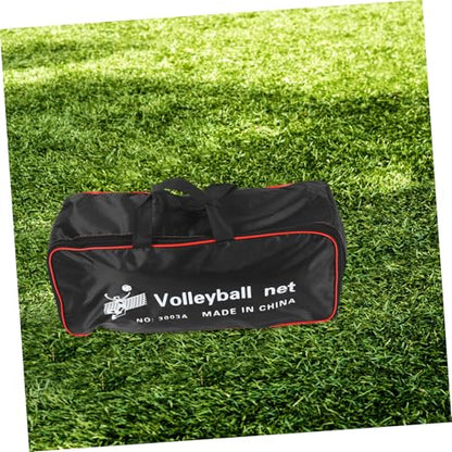 Portable Volleyball Net for Backyard Outdoor Sports with Folding Design and Carry Bag Easy Setup Badminton and Beach Volleyball Net for Driveway and Park Recreation