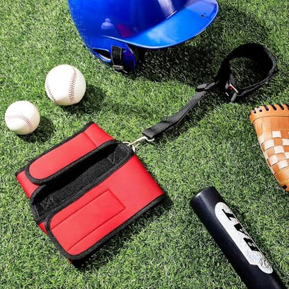 Wettarn Baseball Training Aid Softball Training Harness Baseball Practice Equipment for Stepping Out Leg Pulling Out Overstriding Lunging - color: Red