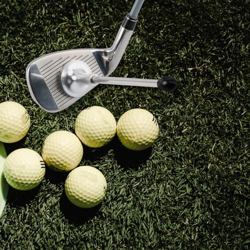Golf Alignment Stick Training Aid for Swing Practice and Direction Correction Black Golf Training Stick for Putting and Chipping Drills for Indoor and Outdoor Use