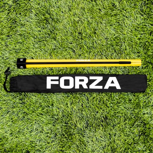 FORZA Kick Stick Football Holder Kicking Tee | Portable & Foldable Football Kicking Holder with Carry Bag for Field Goal & Kickoff Practice – Optional Ball and Kicking Net - size: No Ball, style: Without Net