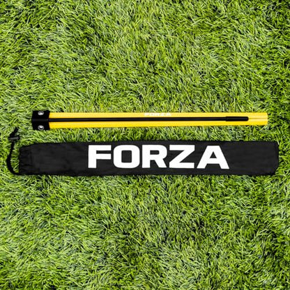 FORZA Kick Stick Football Holder Kicking Tee | Portable & Foldable Football Kicking Holder with Carry Bag for Field Goal & Kickoff Practice – Optional Ball and Kicking Net - size: No Ball, style: With Net